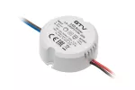 ZASILACZ LED PUSZKOWY 12V,15W, input 220-240VAC, IP20, WYM. FI55 x 21mm Z PRZEWODAMI 100mm