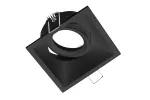 SUFITOWA OPRAWA WPUSZCZANA SALTO, IP20, KWADRATOWA, CZARNA