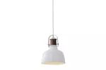OPRAWA SUFITOWA NOOR, 6934, AC220-240V, 50/60Hz, 1*E27, IP20, ŚREDNICA 22 cm, POJEDYNCZA, BIAŁA