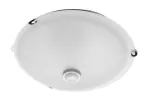 PLAFONIERA Z CZUJNIKIEM RUCHU, BIAŁA, KLOSZ MLECZNY 230V AC, 2X40W
