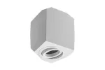 OPRAWA SUFITOWA SENSA, ALUM.  90x90x115mm, IP20, MAX 50W, KWAD. BIAŁA
