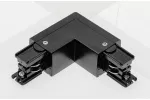 ŁĄCZNIK L 90° DO SZYNOPRZEWODU 3-FAZOWEGO X-RAIL, 101x101mm, ZEWNĘTRZNY, CZARNY