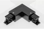 ŁĄCZNIK L 90° DO SZYNOPRZEWODU 3-FAZOWEGO X-RAIL, 101x101mm, WEWNĘTRZNY, CZARNY