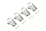 ZESTAW DO PODTYNKOWEGO MONTAŻU PANELI 4 ZACZEPY (TYPU BACKPLATE)