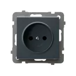 SONATA Gniazdo pojedyncze - kolor szary grafit