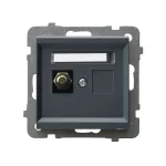 SONATA Gniazdo ekwipotencjalne pojedyncze - kolor szary grafit