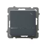 SONATA Łącznik schodowy z podświetleniem niebieskim - kolor szary grafit