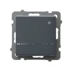 SONATA Łącznik krzyżowy z podświetleniem niebieskim - kolor szary grafit