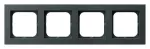 SONATA Ramka poczwórna - kolor szary grafit