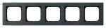 SONATA Ramka pięciokrotna - kolor szary grafit