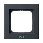 SONATA Ramka pojedyncza do łączników IP-44 - kolor szary grafit