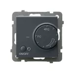 SONATA Regulator temperatury z czujnikiem podpodłogowym - kolor szary grafit