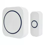 Dzwonek do drzwi na baterie bezprzewodowe BAM-02 biały