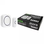 Dzwonek do drzwi na baterie bezprzewodowe BAM-02 biały