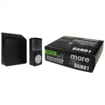 Dzwonek do drzwi na baterie bezprzewodowe BAM-01 czarny