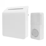 Dzwonek do drzwi na baterie bezprzewodową BAM-01 biały