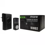 Dzwonek do drzwi z wtyczką bezprzewodową BIM-02 czarny