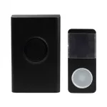 Dzwonek do drzwi z wtyczką bezprzewodową BIM-02 czarny