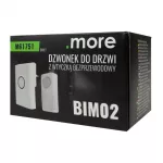 Dzwonek do drzwi z wtyczką bezprzewodową BIM-02 biały