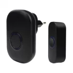 Dzwonek do drzwi z wtyczką bezprzewodową BIM-01 czarny