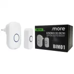 Dzwonek do drzwi z wtyczką bezprzewodową BIM-01 biały