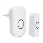 Dzwonek do drzwi z wtyczką bezprzewodową BIM-01 biały