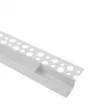 Profil GP1S podtynkowy 1-skrzydłowy biały + klosz mleczny 2 m