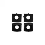 Profil GP1S podtynkowy 1-skrzydłowy czarny + klosz czarny 2 m