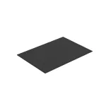 Płyta gumowa dystansująca 130x80x22mm, EPDM, z warstwą taśmy samoprzylepnej