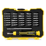 Końcówki wkrętakowe precyzyjne z uchwytem, zestaw 32 szt.