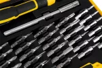 Końcówki wkrętakowe precyzyjne z uchwytem, zestaw 32 szt.