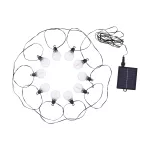 Lampa solarna LED GLASI LED 3W BLACK RGBY