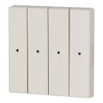 CWIZ-04/02-LED klawisz poczw. kremowy z otworem na LED - 55x55mm