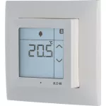 CPAD-00/198 Termostat z wyświetlaczem LCD, biały typu Pure, z ramką