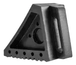 Gumowy klin pod koło z uchwytem