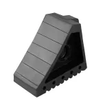 Gumowy klin pod koło z uchwytem