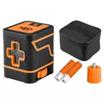 Laser krzyżowy 15 m, zielony, etui