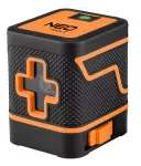 Laser krzyżowy 15 m, zielony, etui