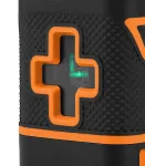 Laser krzyżowy 15 m, zielony, etui