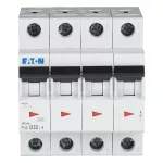 PL6-D32/4 Wyłącznik nadprądowy 6kA, In=32A, char. D, 4-bieg. seria PL6