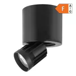 HEMERA LED Downlight 2w1, 7 W, 650 lm, 3000/4000/6500 K, czarna