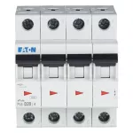 PL6-D20/4 Wyłącznik nadprądowy 6kA, In=20A, char. D, 4-bieg. seria PL6