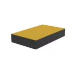 Płyta gumowa dystansująca 130x80x10mm, EPDM, z warstwą taśmy samoprzylepnej