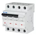 PL6-B40/3N Wyłącznik nadprądowy 6kA, In=40A, char. B, 3+N bieg. seria PL6