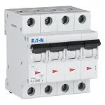 PL6-B40/4 Wyłącznik nadprądowy 6kA, In=40A, char. B, 4-bieg. seria PL6