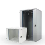 Szafa wisząca jednoczęściowa, BKT TOP 18U, 600/500/860 szer./gł./wys. mm., RAL 7035 ( konstrukcja spawana - nośność 50 kg )