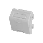 Adapter kątowy BKT 1xRJ45 (45 x 45mm) pole opisowe