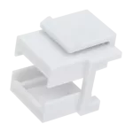 Insert BKT - pod adapter SC simplex, LC duplex do paneli krosujących 19" modularnych, biały