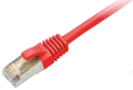 Patchcord BKT RJ45, kat.5e, F/UTP, LSOH, wtyk zalewany, czerwony, 1m