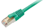 Patchcord BKT RJ45, kat.5e, F/UTP, LSOH, wtyk zalewany, zielony, 3m